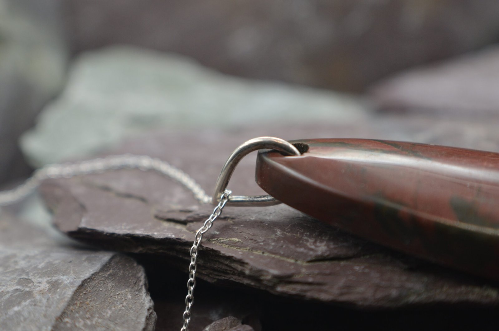 "Core" Jasper pendant/ Sterling Silver - Image 3