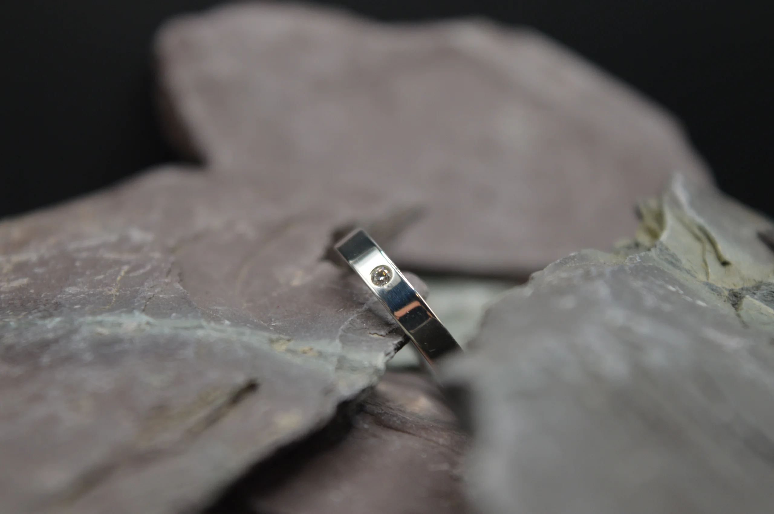 'Modernist' 1of1 Ring Diamond/925 Sterling Silver - UK P/US 7 1/2 (1) - Image 2