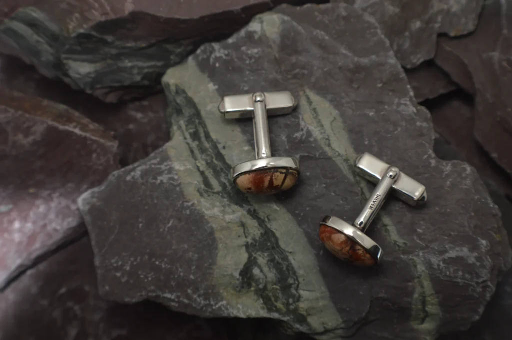 Made to Order: 14x10mm Cabochon Cufflinks 925 Silver
